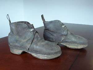   1900s Mens Horse Stable Stall Leather Riding Boots Shoe 10 Wide