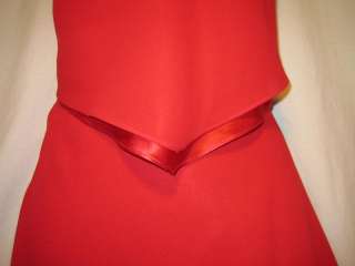 KIKI 2 pc skirt top red evening gown dress   Wom M  