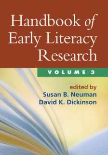  & NOBLE  Handbook of Early Literacy Research, Volume 3 by Susan B 