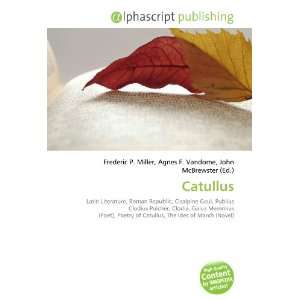  Catullus (9786132724113) Books