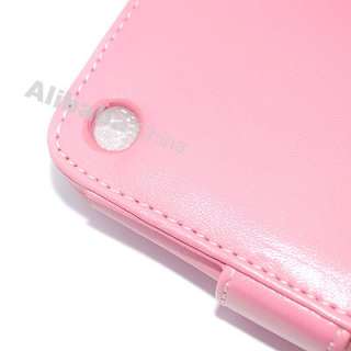 Wallet Leather cover Case 4 Apple iPhone 3G 3GS pink***  