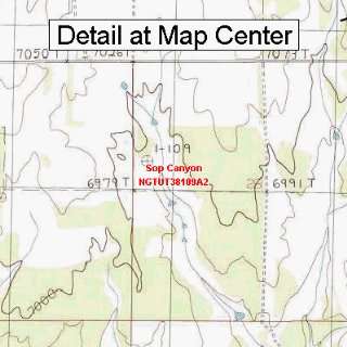   Map   Sop Canyon, Utah (Folded/Waterproof)