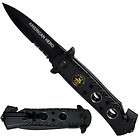Tactical Spring Assisted Open Black Spider