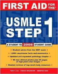 First Aid for the USMLE Step 1 A Student to Student Guide 