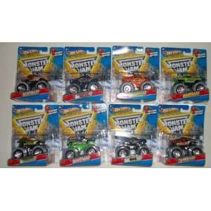 Whole Holiday Set Hot Wheels Monster Jam 164 2011 Holiday Editions 