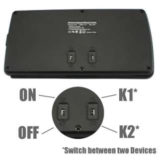 Mini Wireless Double Bluetooth Pairing Keyboard w Mice  