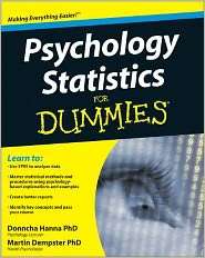 Psychology Statistics For Dummies, (1119952875), Donncha Hanna 