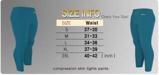 COMPRESSION skin tighits Pants winter fabric gear S~2XL  