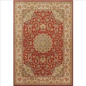   Majesty Floral Ruby Red Oriental Rug Size 54 x 78