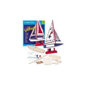  Curiosity Kits Make Your Own Wooden Sailboat Toys & Games