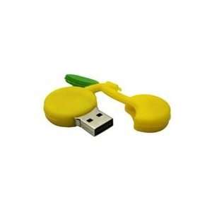  8GB Fruit Cartoon USB Flash Drive Yellow Electronics