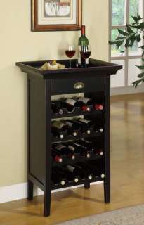   Antique Black Wine Storage Rack Cabinet 502 426 081438219585  