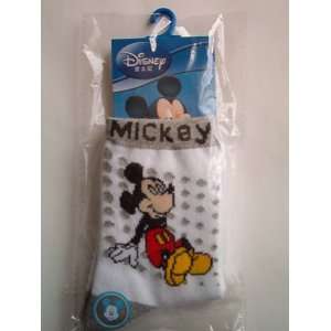  Disney Mickey Socks, White/Grey, 16 18 cm 
