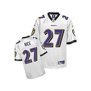  Ravens Ray Rice Premier White Jersey Small
