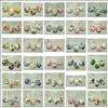 LOT 1050pcs Faux Glass Pearl Beads Simulated Charm Spacer bead 8mm 