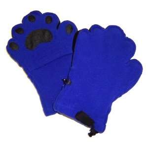  Blue Adult Bear Hand Mittens (S) 