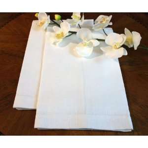    Linen Kitchen/guest Towel White Color 16 X 26