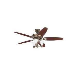  Hunter Brushed Bronze Coffee House 52 Ceiling Fan with 