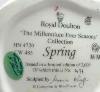 Royal Doulton Spring HN 4720 Figurine Millennium Season  