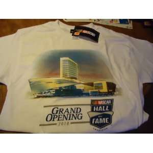 NASCAR Hall of Fame Charlotte NC Grand Opening 2010 Souvenier T Shirt 