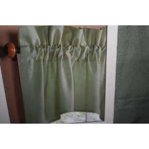  Style Selections Twill Rod Pocket Valance Solid Moss 60 