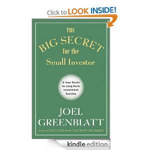 The Big Secret for the Small Investor A New Route to Long Term 