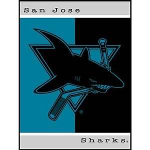  San Jose Sharks 60x80 All Star Collection Blanket Throw 
