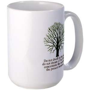  Live in the Moment Art Large Mug by  Everything 