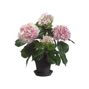   Artificial Potted Pink Annabelle Hydrangea Plants 18