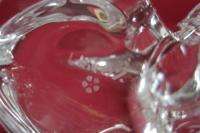 Set of Two 2 Lenox Clear Crystal Cat Figures Figurines  