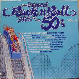   original rock n roll hits of the 50s vol. 4 LP Mint  SR 59004 Vinyl