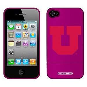  University of Utah U Large on AT&T iPhone 4 Case by 