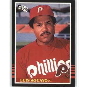  1985 Donruss #503 Luis Aguayo   Philadelphia Phillies 