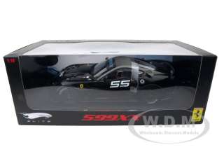 Brand new 118 scale diecast car model of Ferrari 599XX Black Elite 