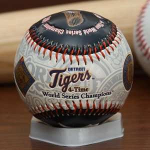  Rawlings Detroit Tigers 4X World Series Champs Collectible 