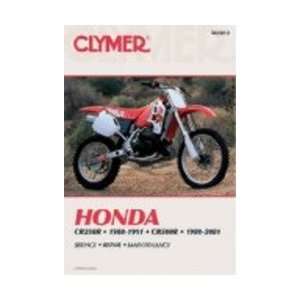  Clymer Honda CR250 1988 1991 CR500R 1988 1996 service 