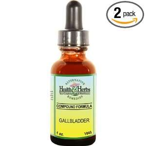  Alternative Health & Herbs Remedies Gallbladder, 1 Ounce 