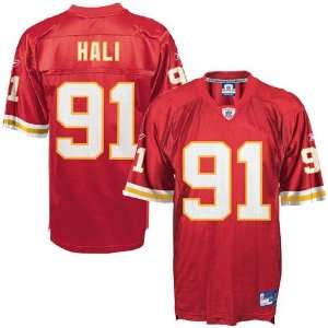  Reebok NFL Equipment Kansas City Chiefs #91 Tamba Hali Red 