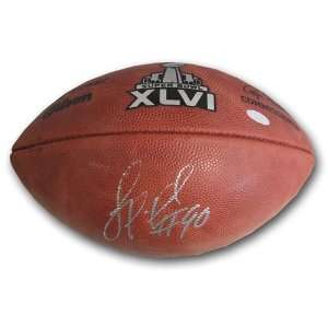   Pierre Paul Super Bowl 46 Football (Steiner) Sports Collectibles