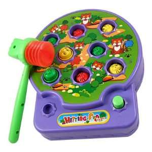   Music Sound Whack A Mouse Game Toy Purple for Children Toys & Games
