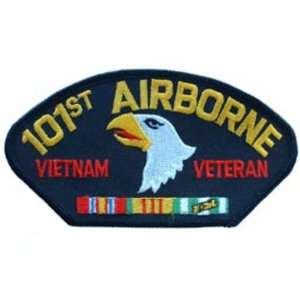  U.S. Army 101st Airborne Vietnam Veteran Hat Patch 2 3/4 