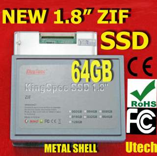 KingSpec 1.8 ZIF ZIF2 SSD HD 64GB 64 GB Sony ux tz Fujitsu Latitude xt 