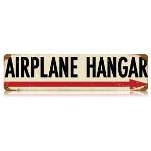  Airplane Hangar Vintaged Metal Sign