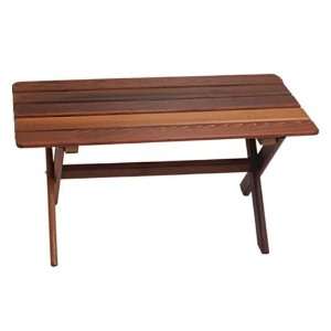  Western Red Cedar Rectangular Wood Coffee Table Furniture 