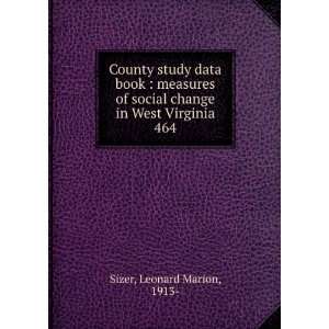  County study data book  measures of social change in West Virginia 