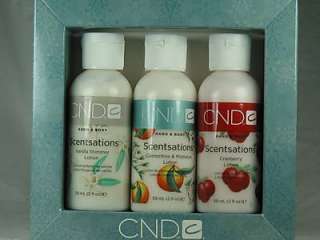 CND Creative Scentsations Lotion TRIO Holiday 09 Set  