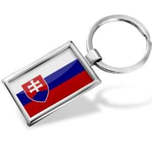  Keychain Slovakia Flag   Hand Made, Key chain ring 