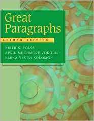 Great Paragraphs, (0618271929), Folse, Textbooks   