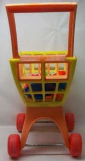 Mattel TUFF STUFF Shopping Shopper Cart Rare 70s Toy Preschool  