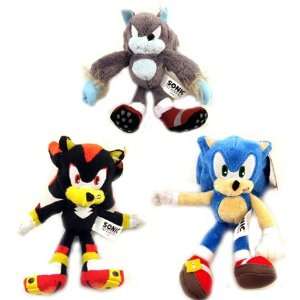  Sonic The Hedgehog 7 Soft Figures Case Of 12 Toys 